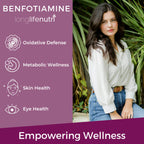 LongLifeNutri Benfotiamine 300mg Vitamin B1 - 180 Vegetarian Capsules - image 4