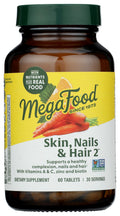 MegaFood Skin Hair & Nails Multivitamin - 60 Tablets