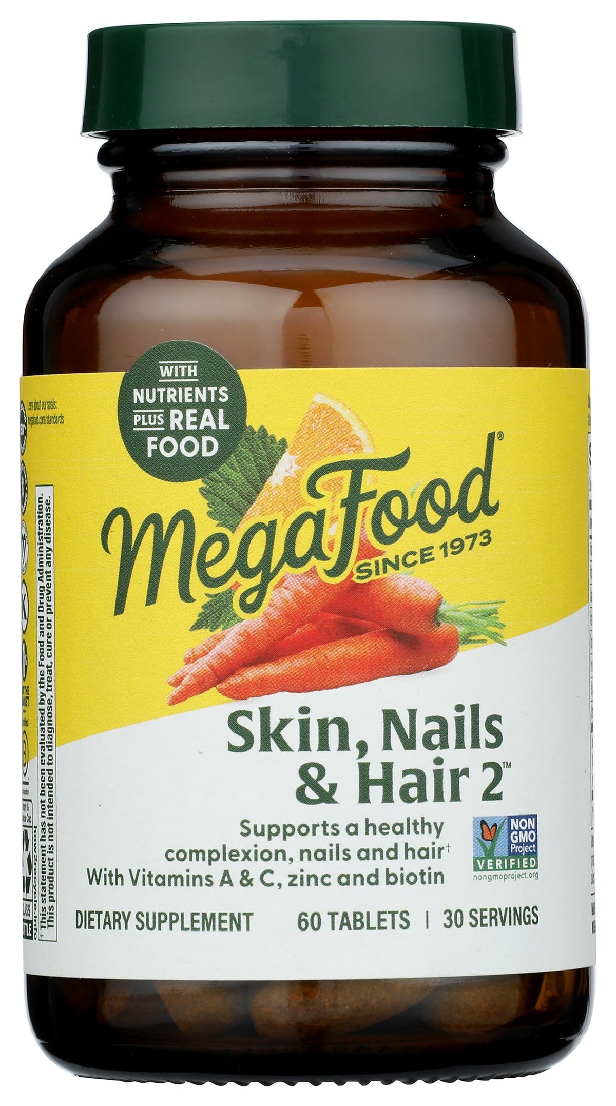 MegaFood Skin Hair & Nails Multivitamin - 60 Tablets
