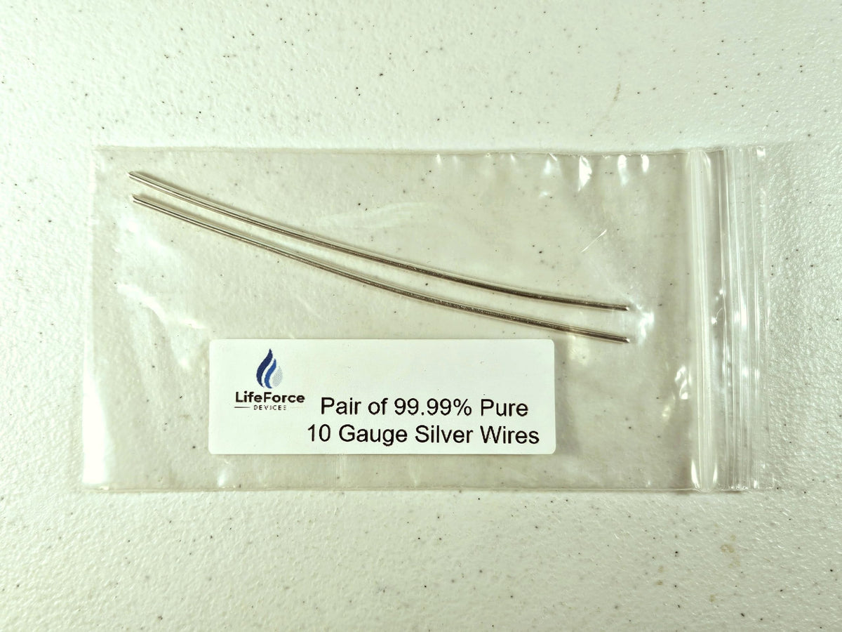 LifeForce Devices Colloidal Silver Generator Wire 9999 Pure 10 Gauge