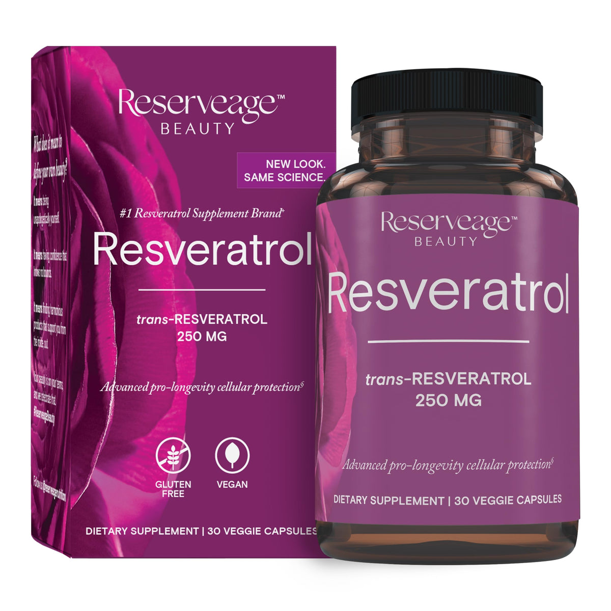 Reserveage Beauty Resveratrol 250 mg