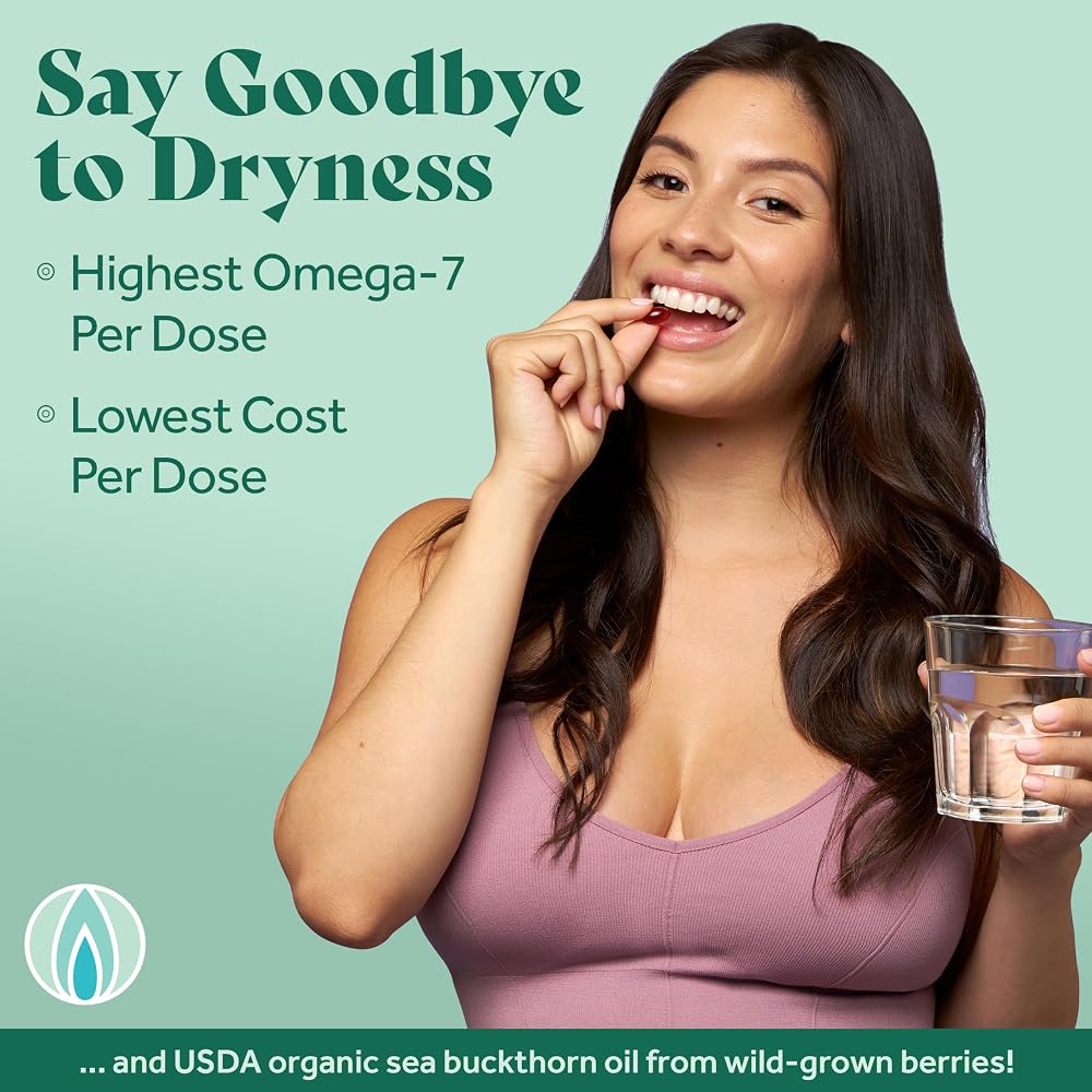Femininity Smooth as Silk Omega 7 Softgels for Vaginal Dryness - 60 Softgels - image 4