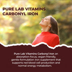 Pure Lab Vitamins Carbonyl Iron - 90 Vegetarian Capsules - image 8