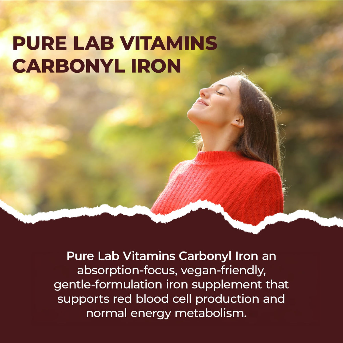 Pure Lab Vitamins Carbonyl Iron - 90 Vegetarian Capsules - image 8