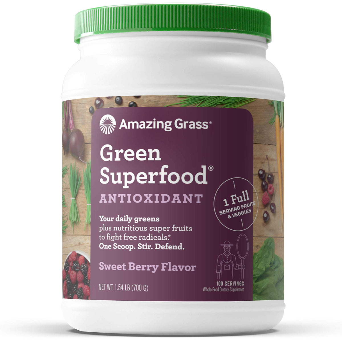 Amazing Grass Greens Blend Antioxidant Superfood Powder - 100 Servings - image 3