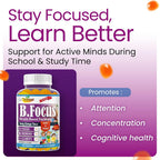 Therefore B.Focus Omega 3 DHA Gummies for Kids - 60 Count - image 3