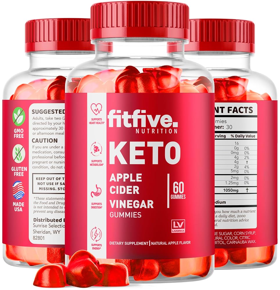 LIVORKA Fitfive Keto ACV Gummies - 180 Count (Pack of 3) - image 7