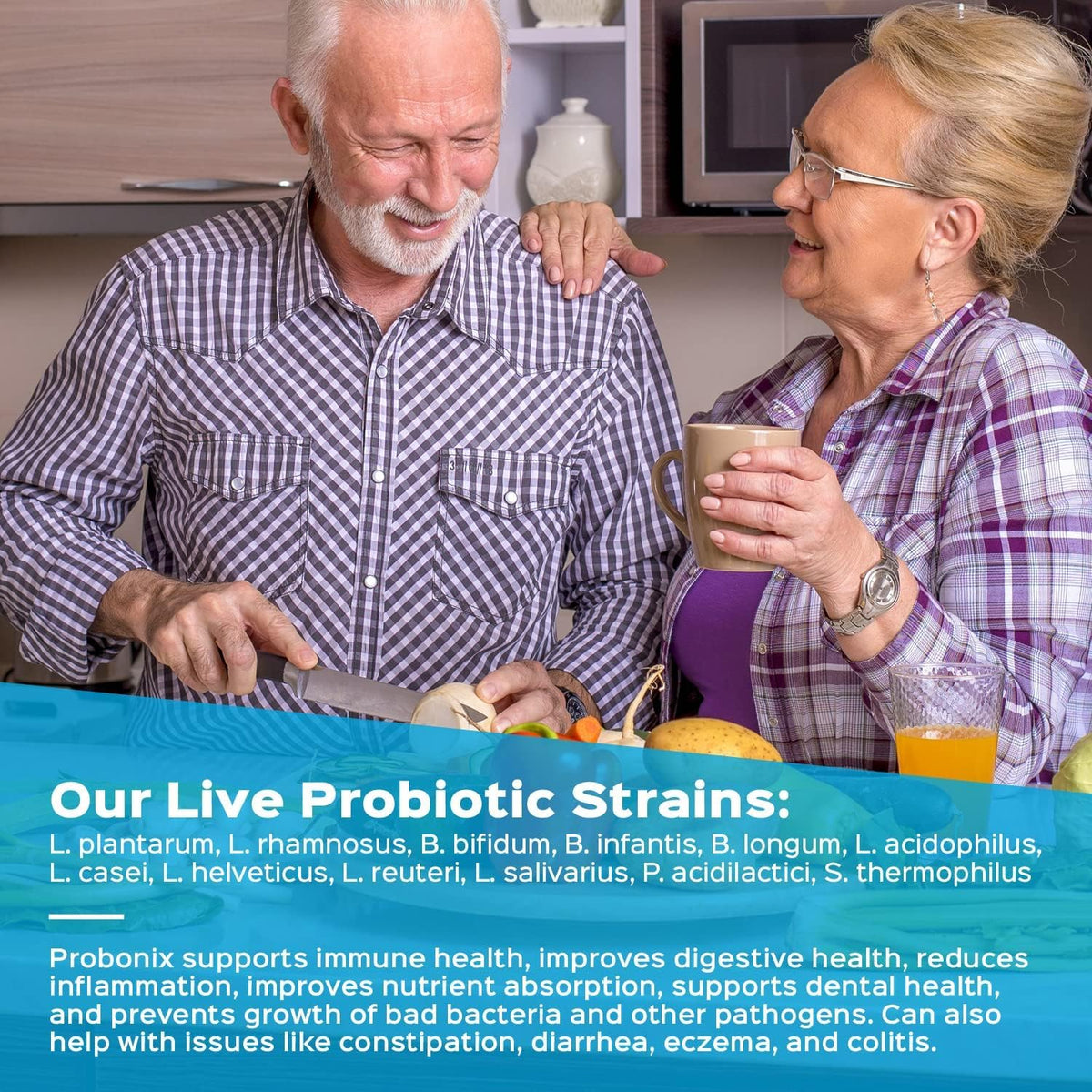 Probonix Humarian Liquid Probiotics - 12-Strain Daily Probiotic Drops