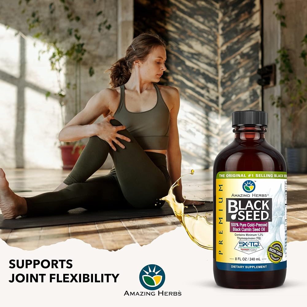 Amazing Herbs Premium Black Seed Oil - Gluten Free - image 5