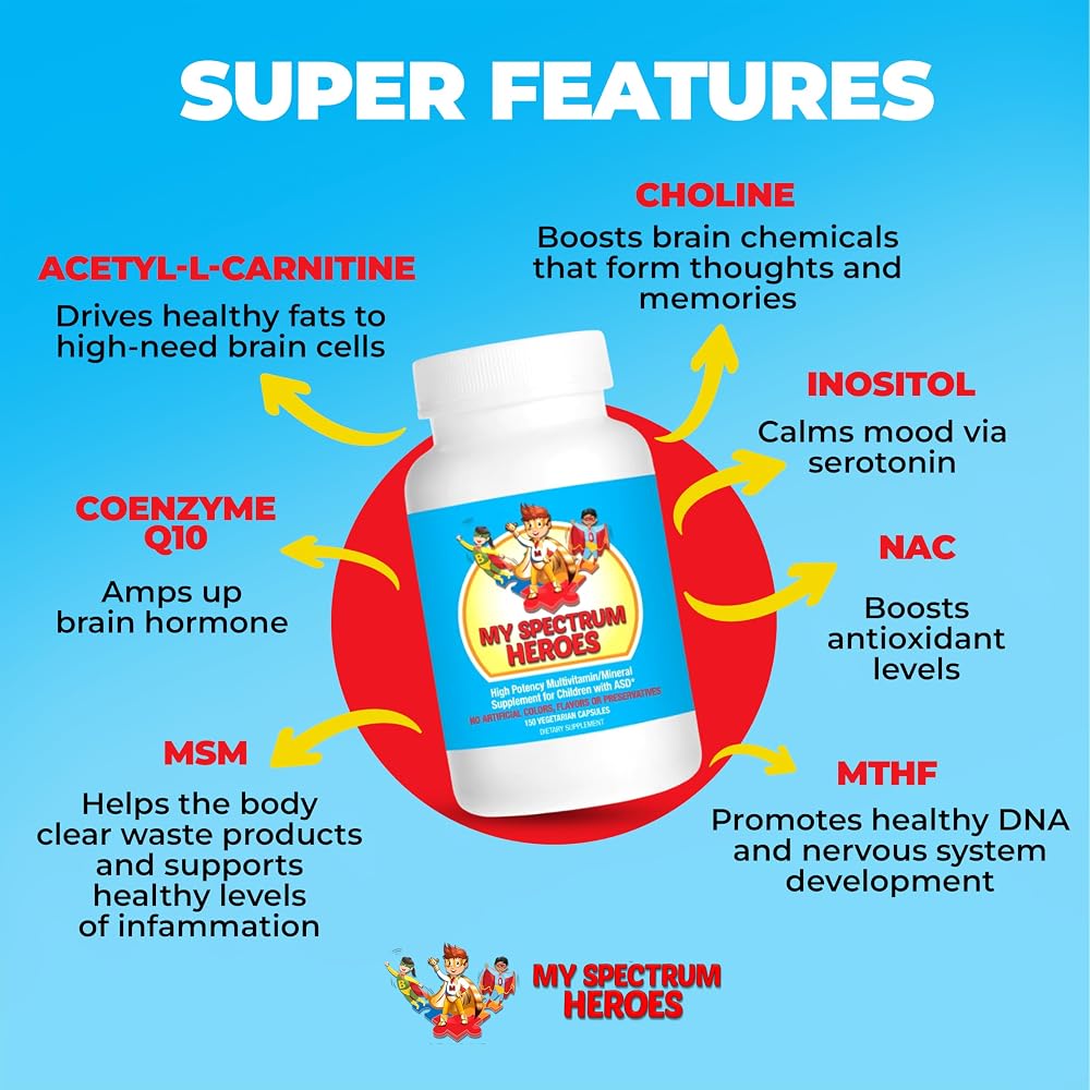 My Spectrum Heroes Children's Multivitamin - 150 Capsules - image 4