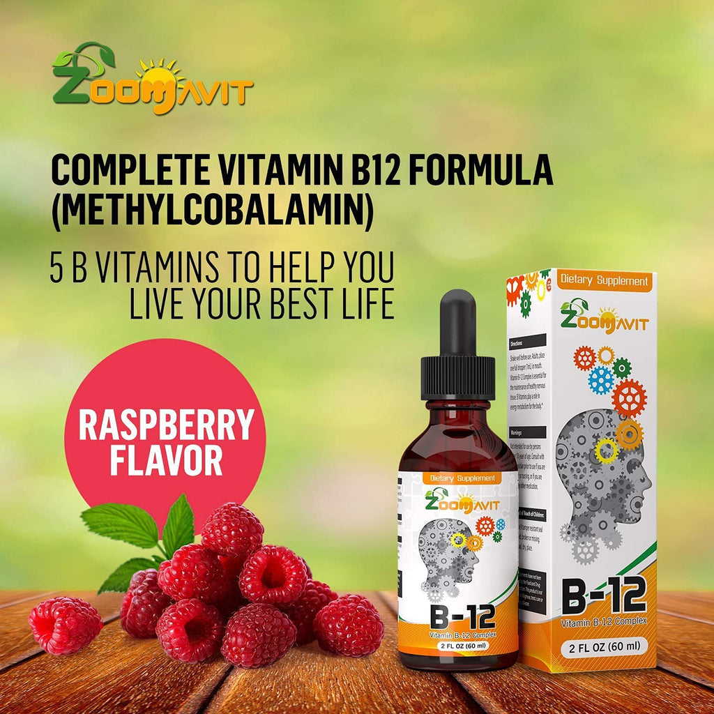 Zoomavit Vitamin B Complex Liquid Drops Energy Boost - 60 ml - image 3