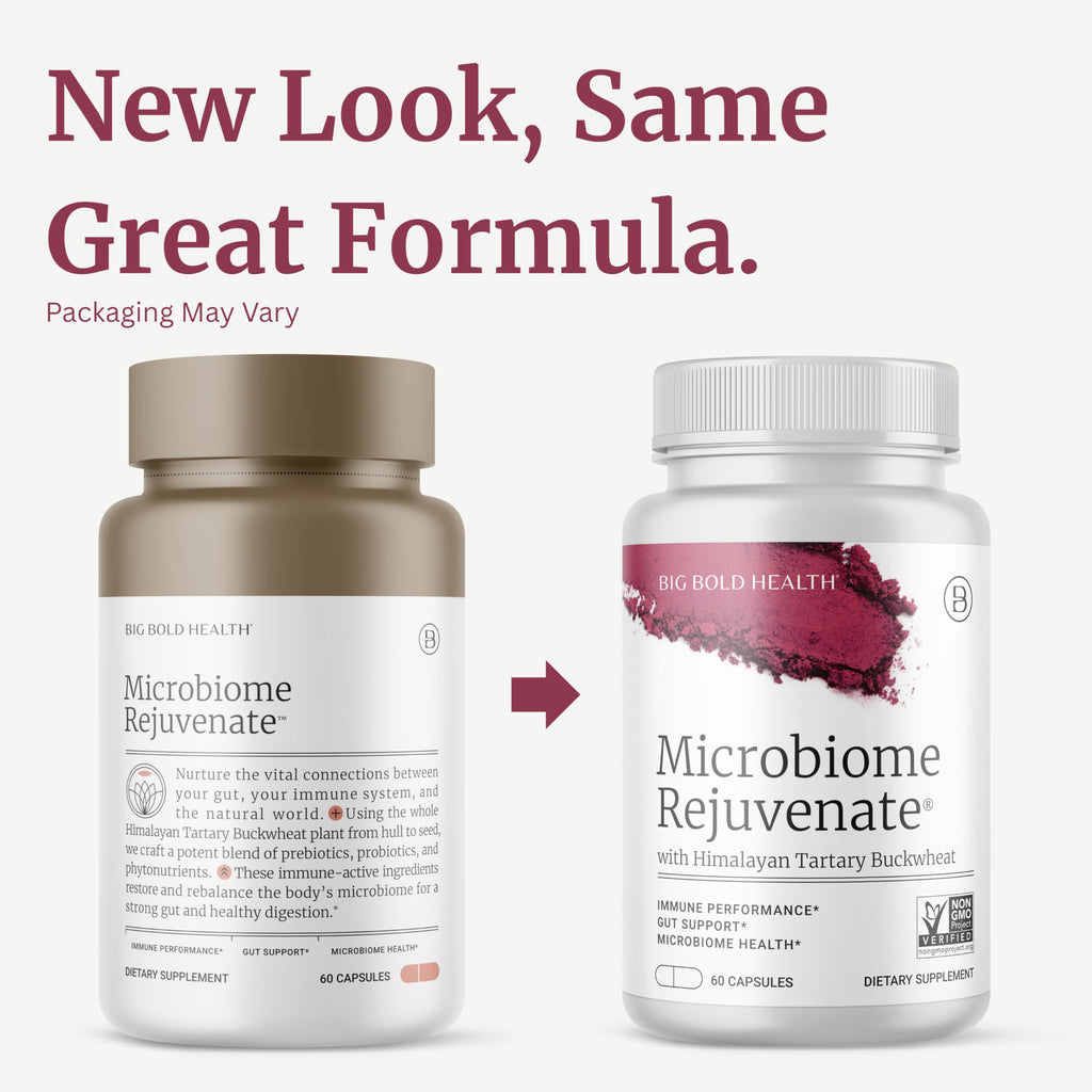 BIG BOLD HEALTH Microbiome Rejuvenate Prebiotic + Probiotic - 60 Capsules - image 4