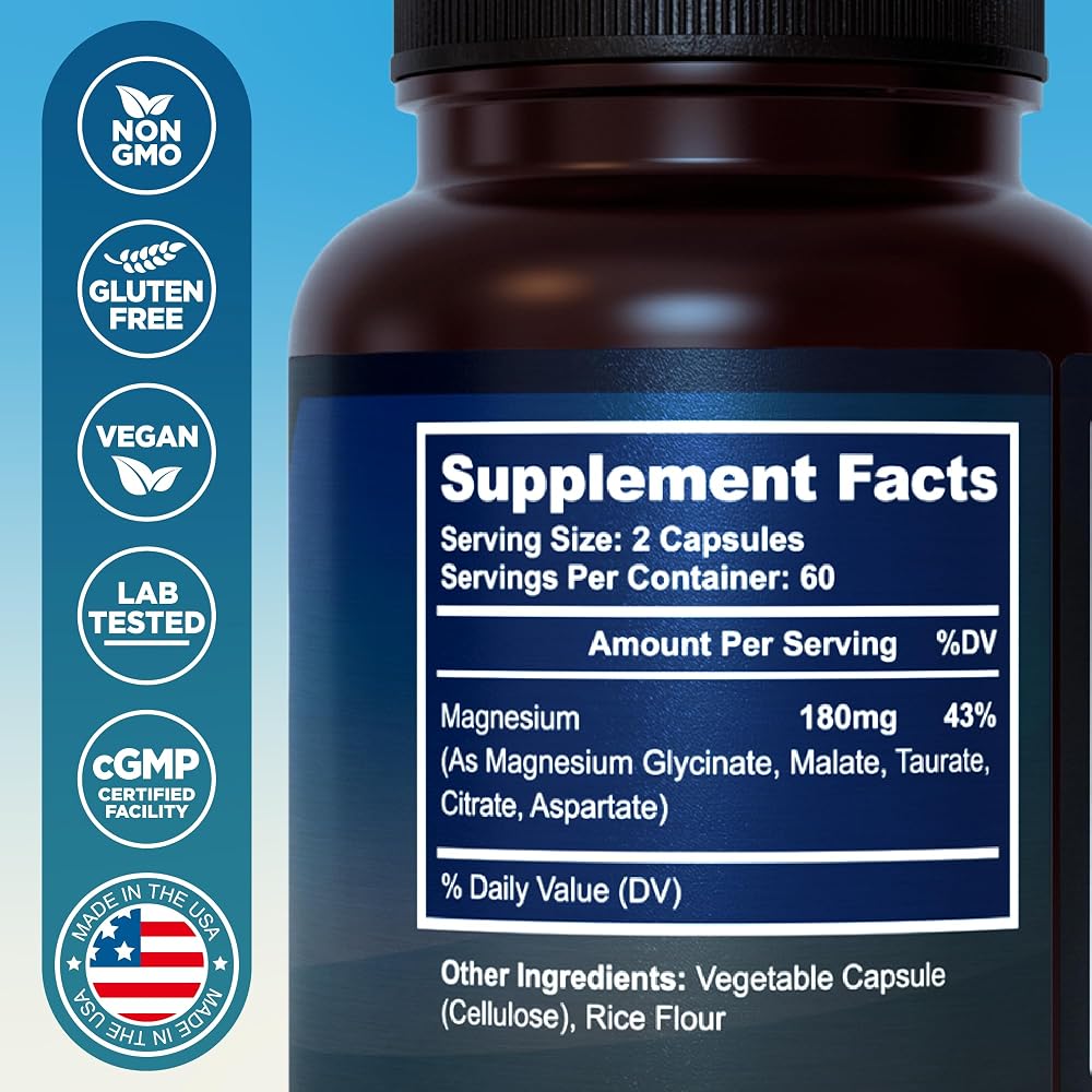 MyoActivo 5-in-1 Magnesium Complex - High Absorption - Chelated