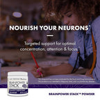 Host Defense BrainPower Stack Powder Brain & Focus Support - 100g - image 5