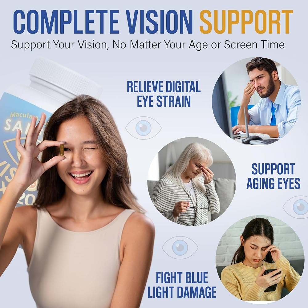 EXIR Eye Supplement with Lutein & Saffron - 60 Capsules - image 3