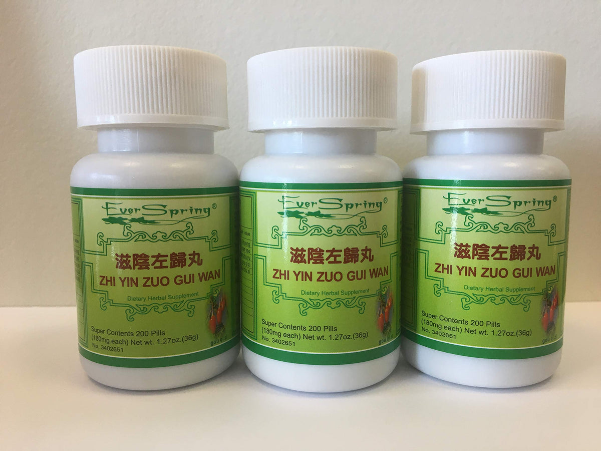 Everspring Zhi Yin Zuo GUI Wan Herbal Supplement - 3 Pack