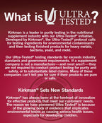 Kirkman Calcium 200 mg with Vitamin D3 - 120 Vegetarian Capsules - image 5