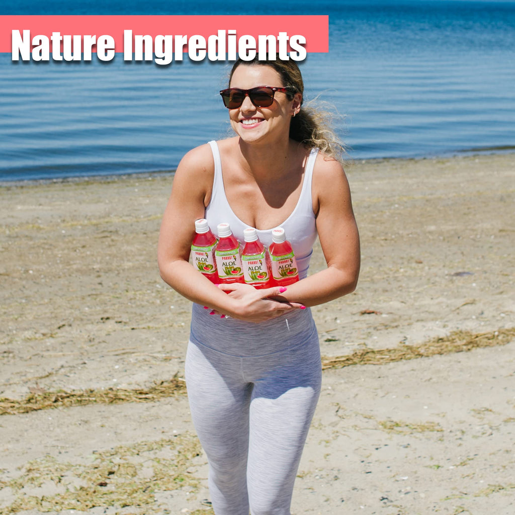 Parrot Brand Aloe Drink 16.9oz（Pack of 10）