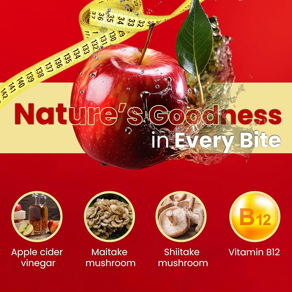 FNDMNTL Apple Cider Vinegar Gummies with Mushrooms - 60 Count - image 2