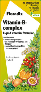 Floradix Vitamin B Complex Liquid Formula - 250 ml
