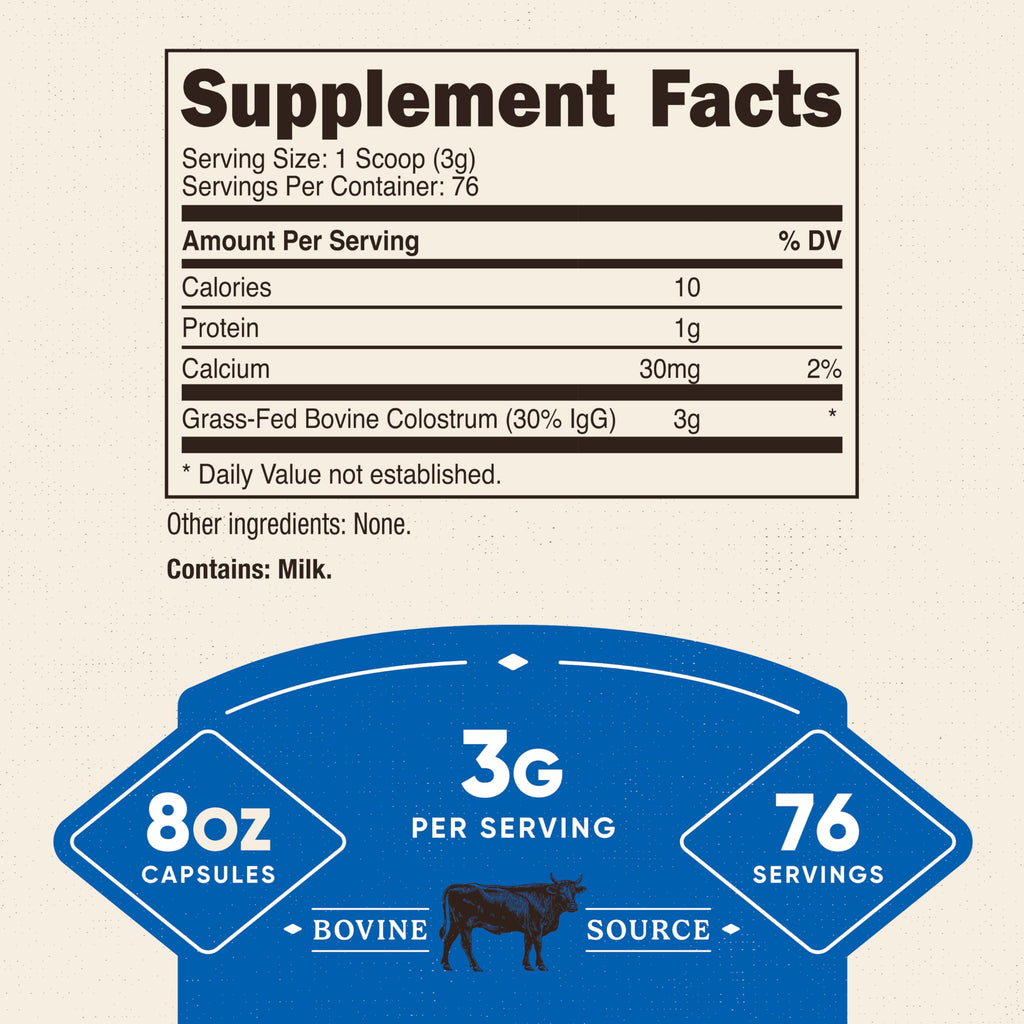 Nutricost Colostrum Powder Immune Support - 8 oz - image 2