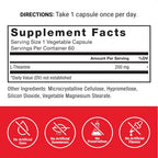 Force Factor L-Theanine 200mg Stress Relief - 60 Capsules - image 4