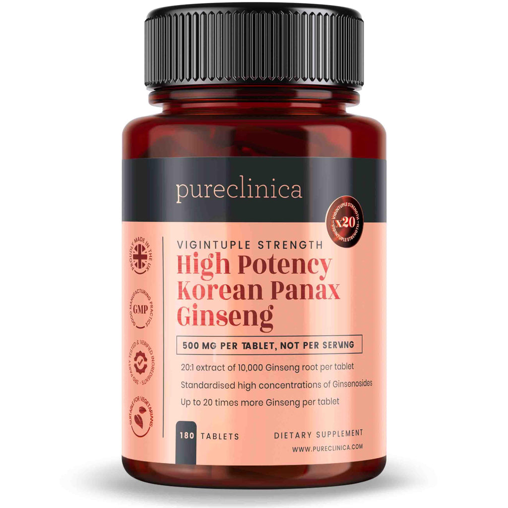 Pureclinica Korean Panax Ginseng 10,000mg - 180 Tablets