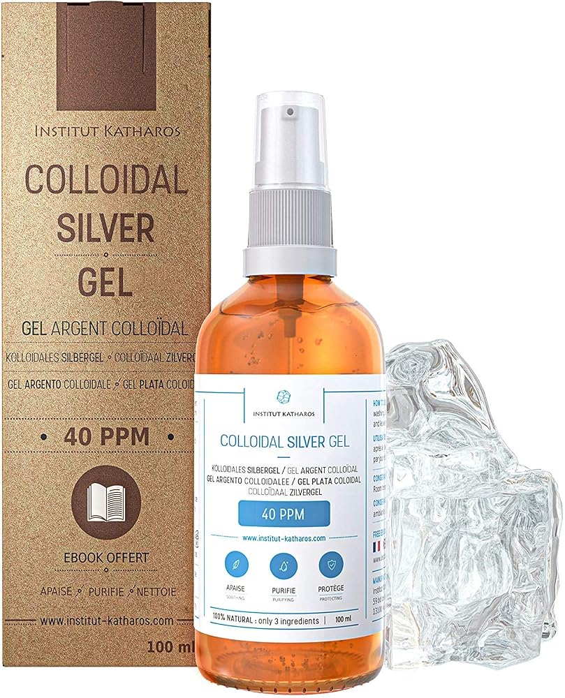 Catharsis Pure Colloidal Silver Gel 40 PPM - 3.4 oz