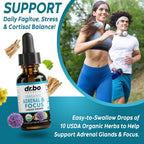 DR. BO Adrenal Support Liquid Drops with Adaptogens - 1 Fl Oz - image 3