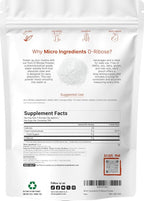 Micro Ingredients Pure D Ribose Powder - 1 KG - image 2