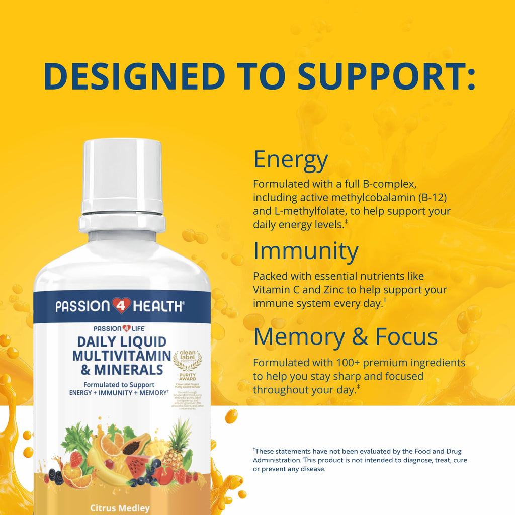 Passion 4 Life Daily Liquid Multivitamin - 32 Fl Oz - image 7