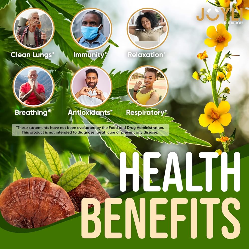 JOYLI Nutrition Hemp Gummies for Lung Support - 120 Count - image 2