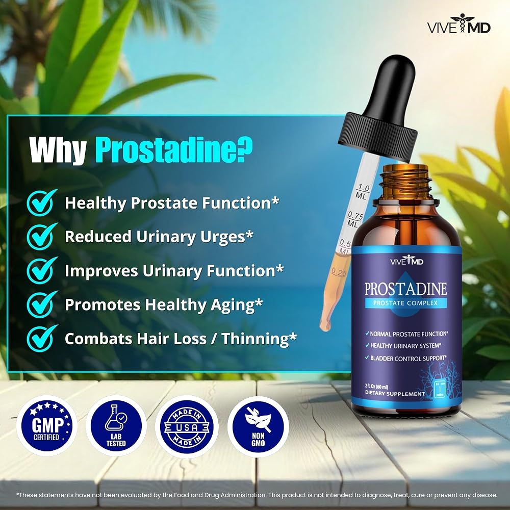 Vive MD Prostadine Drops for Prostate Health - 4 Fl Oz - image 3