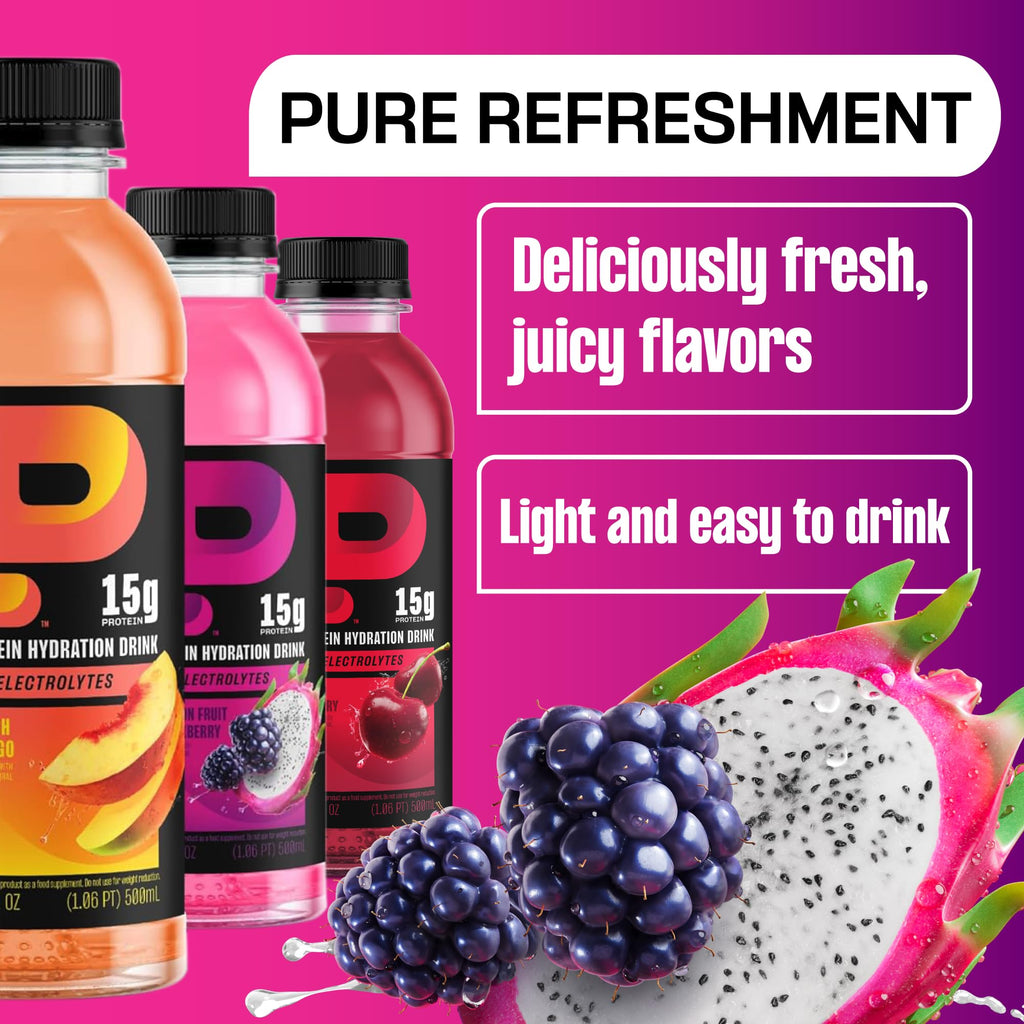Protein2o Hydration Drink Clear Whey Protein Isolate - 12 Pack - image 5
