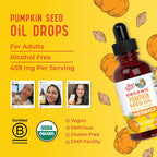 MARYRUTH'S Organic Pumpkin Seed Oil Liquid Drops - 1 Fl Oz - image 8