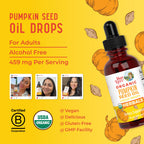 MARYRUTH'S Organic Pumpkin Seed Oil Liquid Drops - 1 Fl Oz - image 8