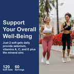 Carlson ACES + Zn Multivitamin with Zinc - 120 Softgels - image 5