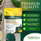 Sunlit Best - USDA Organic Spirulina Tablet - Natural Super Greens