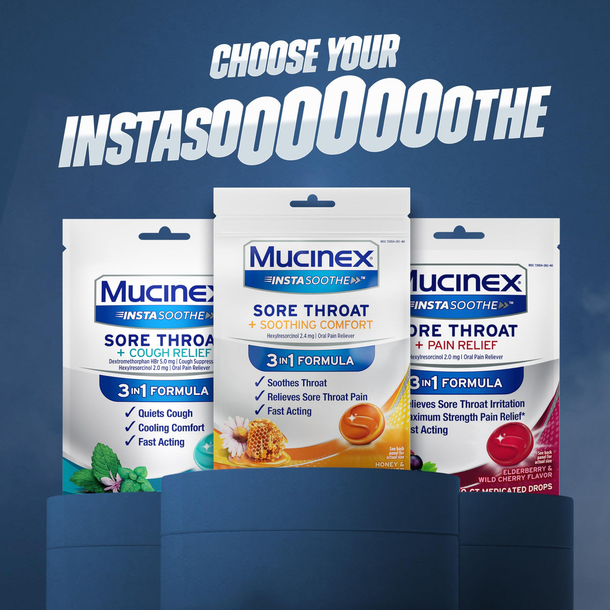 Mucinex InstaSoothe Sore Throat Honey & Echinacea Drops - 40 Count - image 8