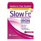Slow Fe 45mg Iron Supplement for Iron Deficiency - 30 Tablets