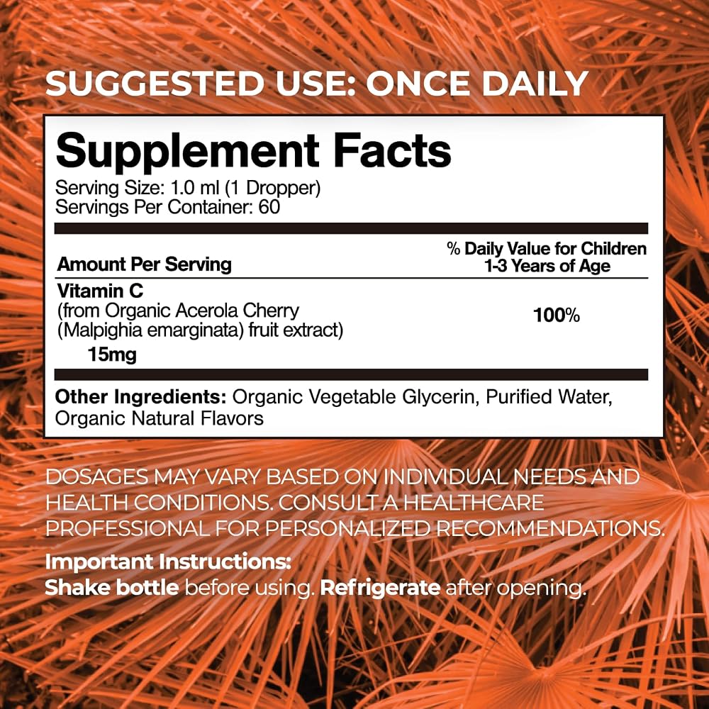 Tropical Oasis Liquid Multivitamins for Kids and Toddlers