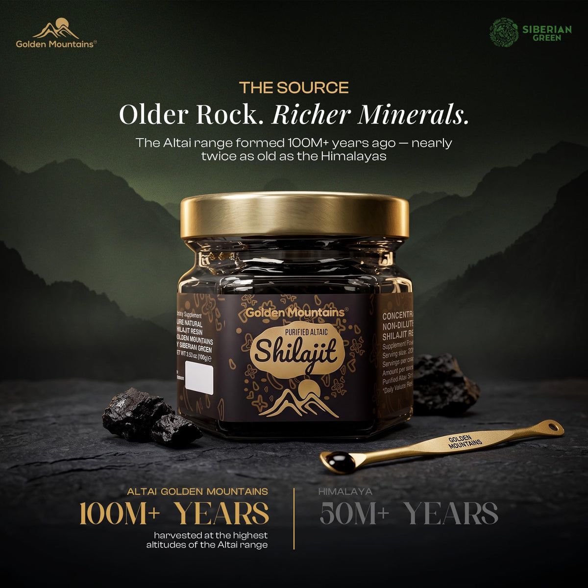 Siberian Green Altai Shilajit Resin - 100g - image 6