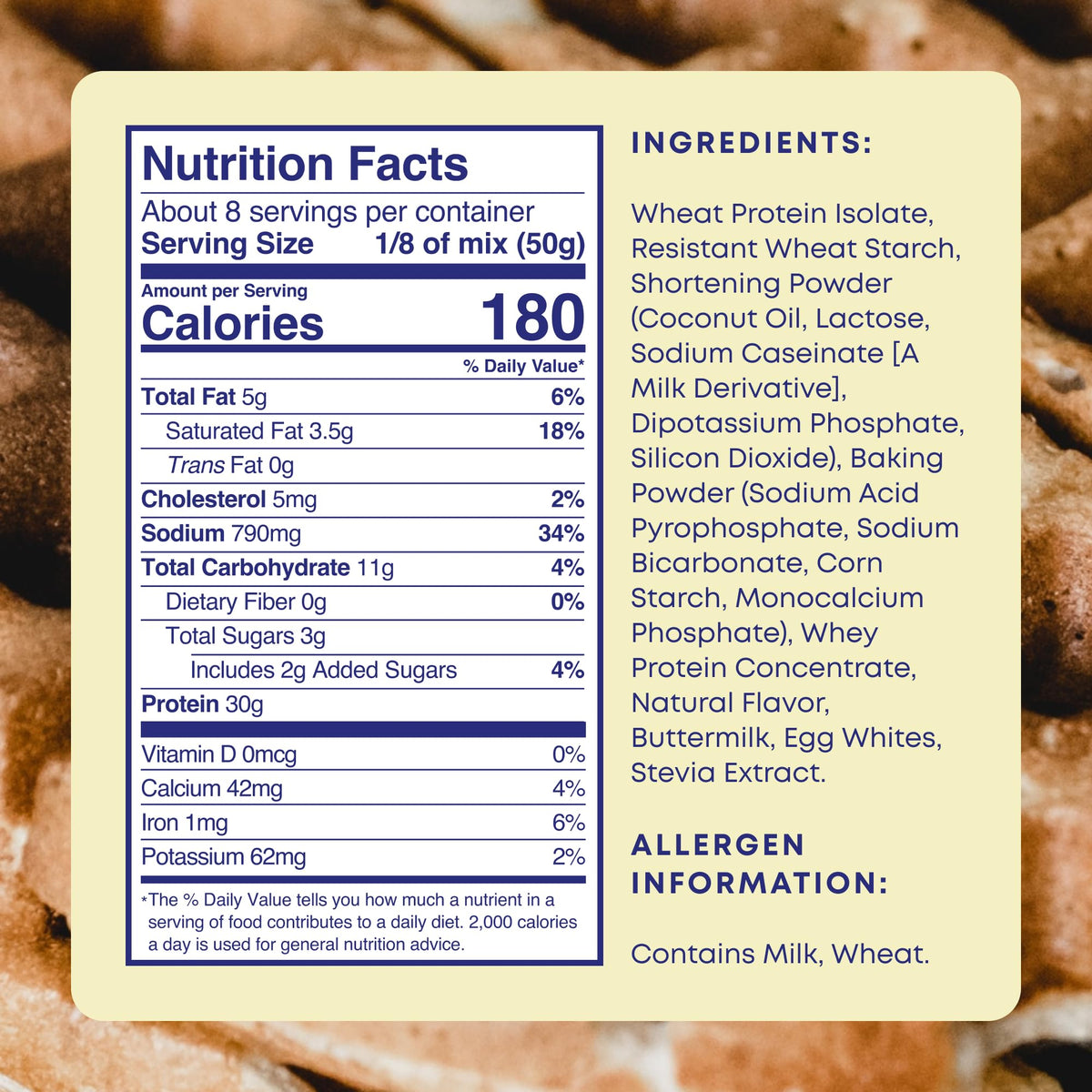 Phoros Nutrition Protein Pancake Mix Buttermilk - 14 oz - image 3