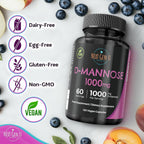 NGU Next Gen U D-Mannose 1000 mg - 120 Vegan Caplets - image 4