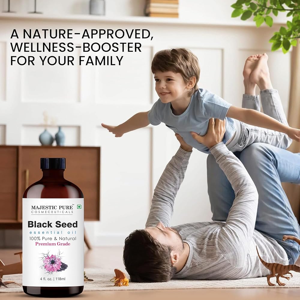 Majestic Pure Blackseed Essential Oil for Diffuser - 4 Fl Oz - image 3