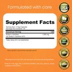 NaturaLife Labs Acetyl L-Carnitine 1500 mg - 100 Capsules - image 2