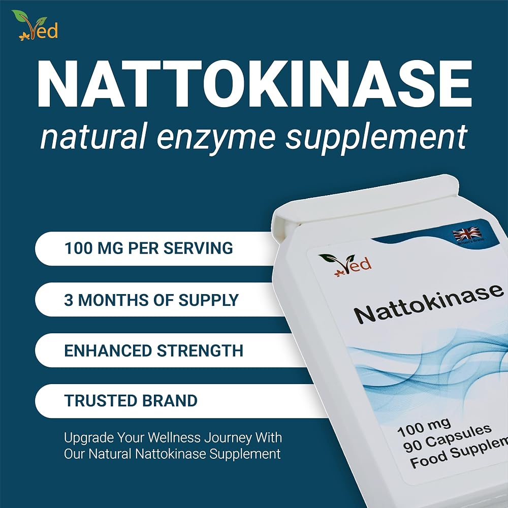 Ved Nattokinase 2000 FU 100mg - 90 Vegan Capsules - image 3