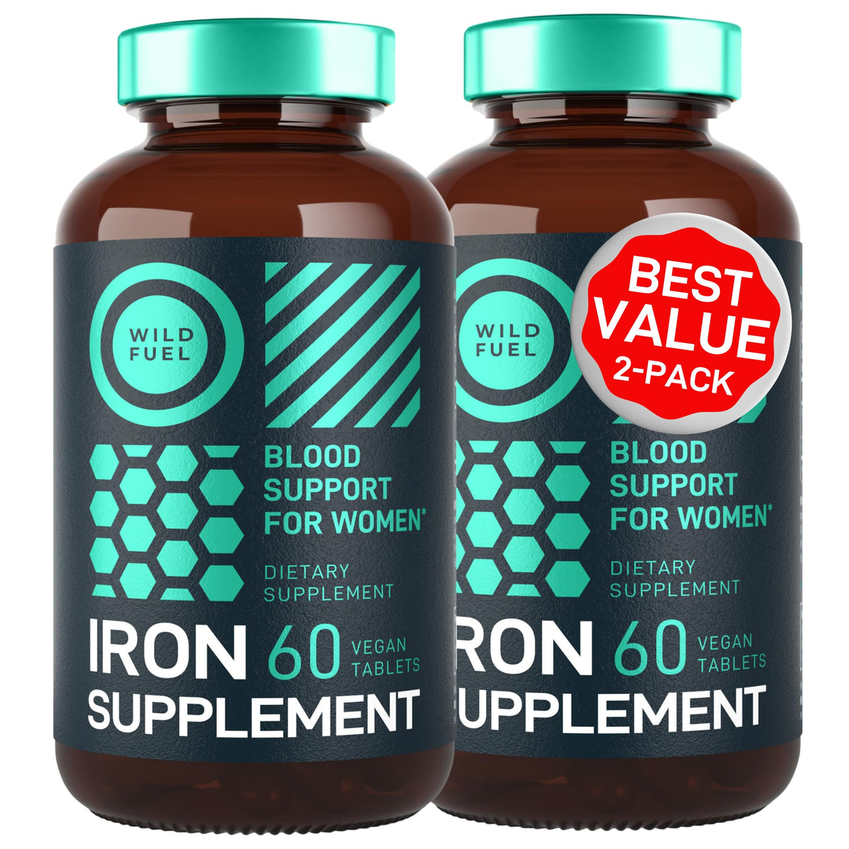 WILD FUEL Iron Supplement for Women with Folic Acid Parent