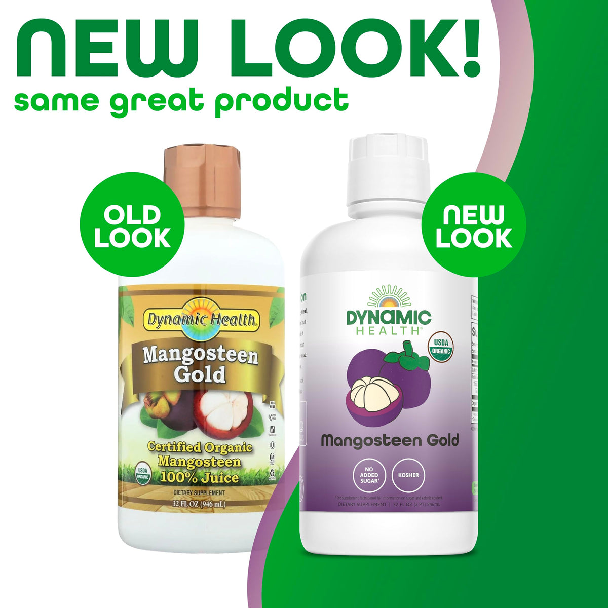 Dynamic Health Mangosteen Gold Organic Juice - 32 Fl Oz - image 2