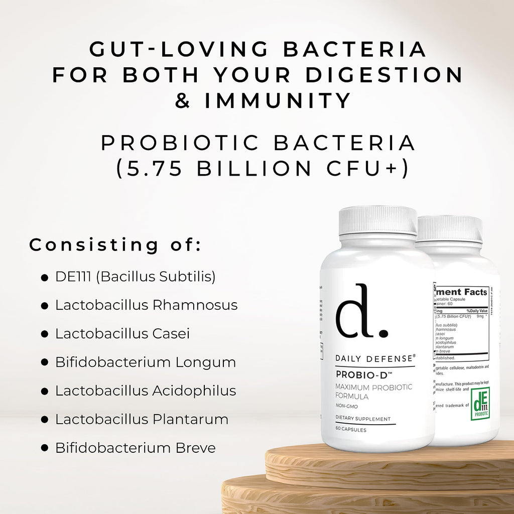 Daily Defense Probiotic Immune Support - 60 Capsules - image 4